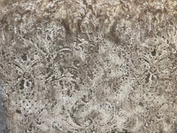 NEW Princess Panthers Novelty Made In Italy Brocade Velvet Fabric Antique Taupe Gray Venetian - Fancy Styles Fabric Pierre Frey Lee Jofa Brunschwig & Fils