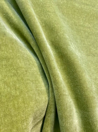 NEW! Prince Hudson - 100% Mohair Upholstery Velvet Fabric - Chartreuse Green - Fancy Styles Fabric Pierre Frey Lee Jofa Brunschwig & Fils