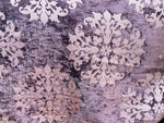NEW! Lady Vanderbilt Designer Antiqued Chenille Medallion Velvet Fabric - Purple - Upholstery