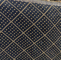 NEW! Lord Lucas Designer Velvet Chenille Upholstery Fabric - Black Gold BTY - Fancy Styles Fabric Pierre Frey Lee Jofa Brunschwig & Fils