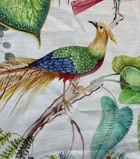 NEW Duchess Florita Novelty 100% Cotton Bird & Floral Decorating Fabric - Fancy Styles Fabric Pierre Frey Lee Jofa Brunschwig & Fils