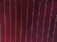 NEW Lady Amalie Designer 100% Silk Taffeta Fabric with Red and Gold Dot Stripes - Fancy Styles Fabric Pierre Frey Lee Jofa Brunschwig & Fils
