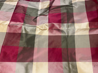 NEW Duchess Deirdre 100% Silk Taffeta Plaid Tartan Fabric- SB_1_11 - Fancy Styles Fabric Pierre Frey Lee Jofa Brunschwig & Fils