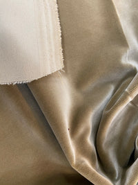 NEW! Prince Oliver - Designer 100% Cotton Made In Belgium Upholstery Velvet Fabric - Olive Gold - Fancy Styles Fabric Pierre Frey Lee Jofa Brunschwig & Fils