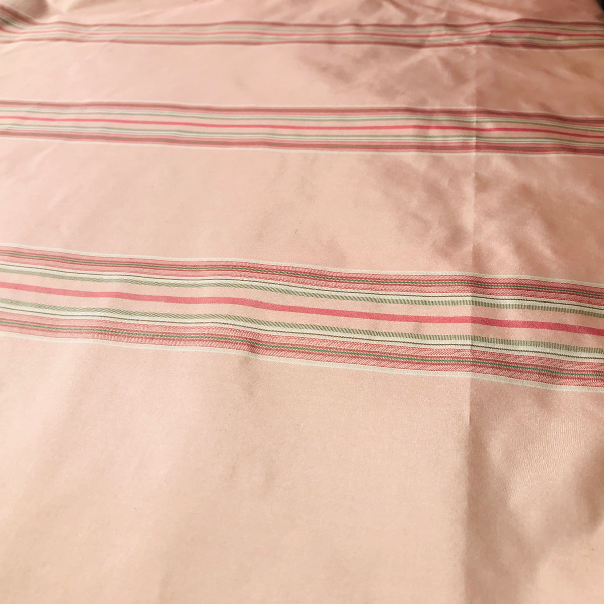 NEW Princess Josephine Designer 100% Silk Taffeta Stripes Fabric - Pink 55” Wide - Fancy Styles Fabric Pierre Frey Lee Jofa Brunschwig & Fils