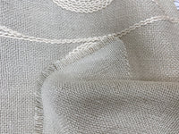 NEW! Miss Mandy Crewel Floral Embroidery Linen Inspired Fabric- Stone - Fancy Styles Fabric Pierre Frey Lee Jofa Brunschwig & Fils