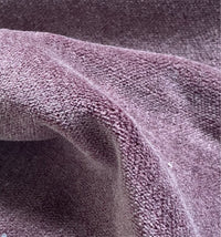 NEW! Princess Piama - Made in England- Soft Solid Cotton Blend Velvet Fabric in Icy Eggplant - Fancy Styles Fabric Pierre Frey Lee Jofa Brunschwig & Fils