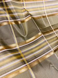 NEW! Lady Deborah 100% Silk Taffeta Plaid Tartan Ribbon Fabric- SB_1_20 - Fancy Styles Fabric Pierre Frey Lee Jofa Brunschwig & Fils
