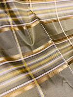 NEW! Lady Deborah 100% Silk Taffeta Plaid Tartan Ribbon Fabric- SB_1_20