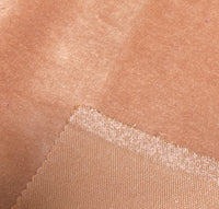 NEW! Princess Piama - Made in England- Soft Solid Cotton Blend Velvet Fabric in Icy Peach - Fancy Styles Fabric Pierre Frey Lee Jofa Brunschwig & Fils