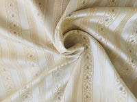 NEW Princess Avery Novelty Ritz Neoclassical Brocade Striped Satin Fabric - Louis Cream White - Fancy Styles Fabric Pierre Frey Lee Jofa Brunschwig & Fils
