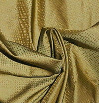NEW Sir Dante Designer 100% Silk Taffeta - Olive and Gold Pattern SB_8_7 - Fancy Styles Fabric Pierre Frey Lee Jofa Brunschwig & Fils