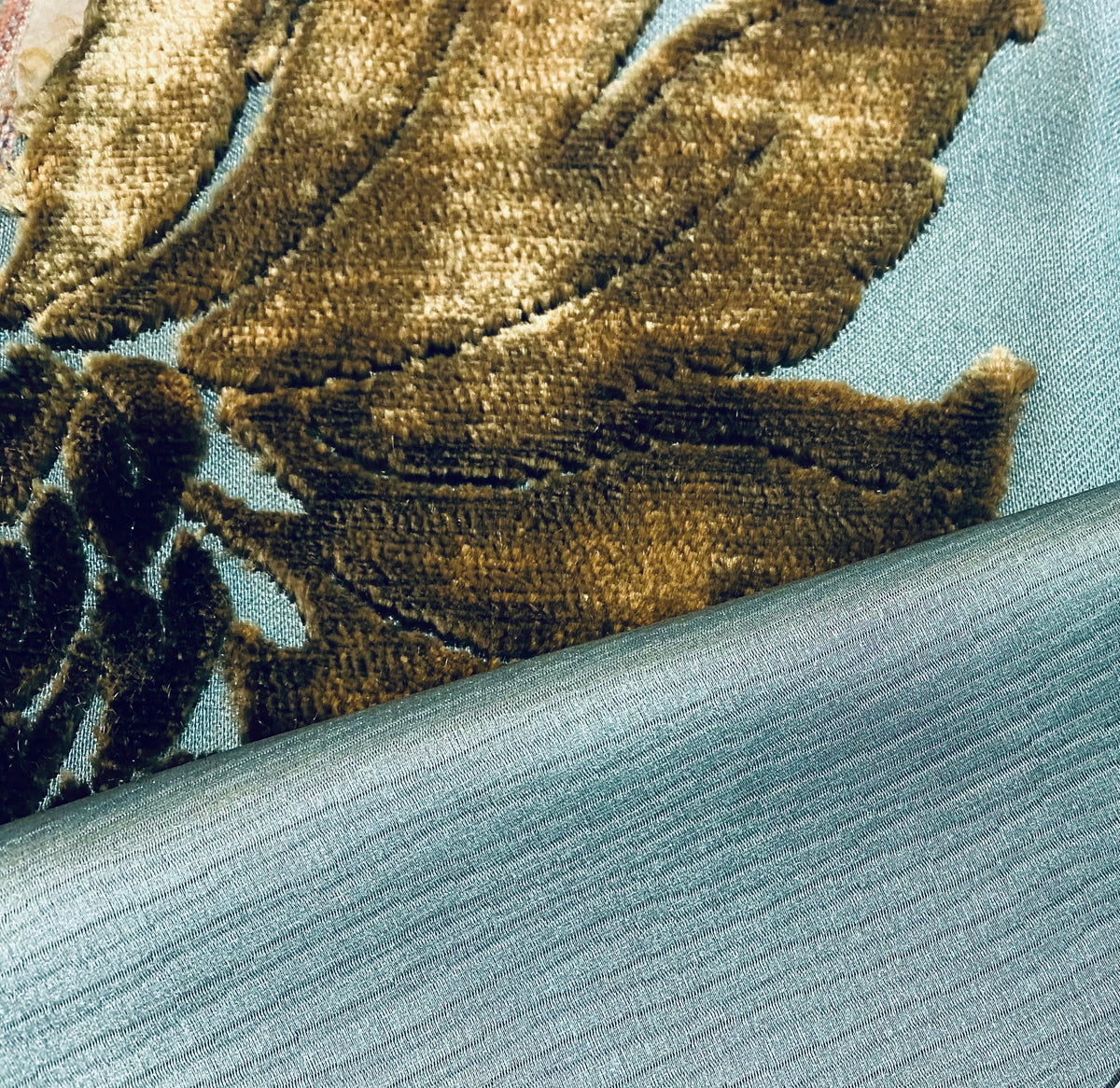 NEW Emperor Arthur (matching to Emperor Walter) Textured Satin Teal Upholstery and Decorating Fabric - Fancy Styles Fabric Pierre Frey Lee Jofa Brunschwig & Fils