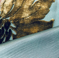 NEW Emperor Arthur (matching to Emperor Walter) Textured Satin Teal Upholstery and Decorating Fabric - Fancy Styles Fabric Pierre Frey Lee Jofa Brunschwig & Fils