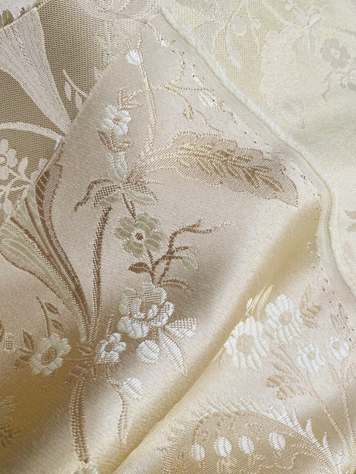 NEW Sir Linus Neoclassical Aubusson Inspired Gold Floral Upholstery Drapery Fabric - Fancy Styles Fabric Pierre Frey Lee Jofa Brunschwig & Fils