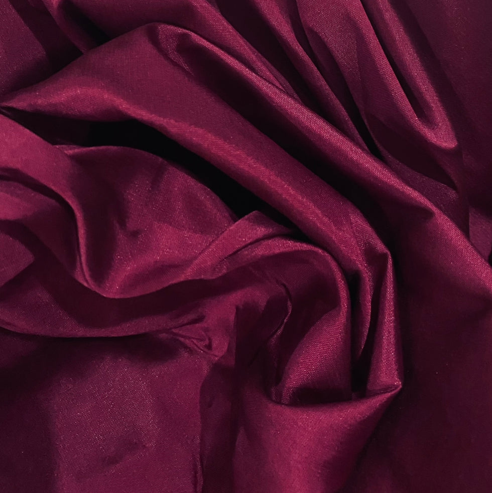 NEW Lady Frank Light Designer “Faux Silk” Taffeta Fabric Made in Italy Magenta - Fancy Styles Fabric Pierre Frey Lee Jofa Brunschwig & Fils