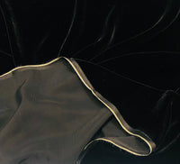 NEW! Queen of The Dark- Black 100% Silk Velvet Fabric - Fancy Styles Fabric Pierre Frey Lee Jofa Brunschwig & Fils