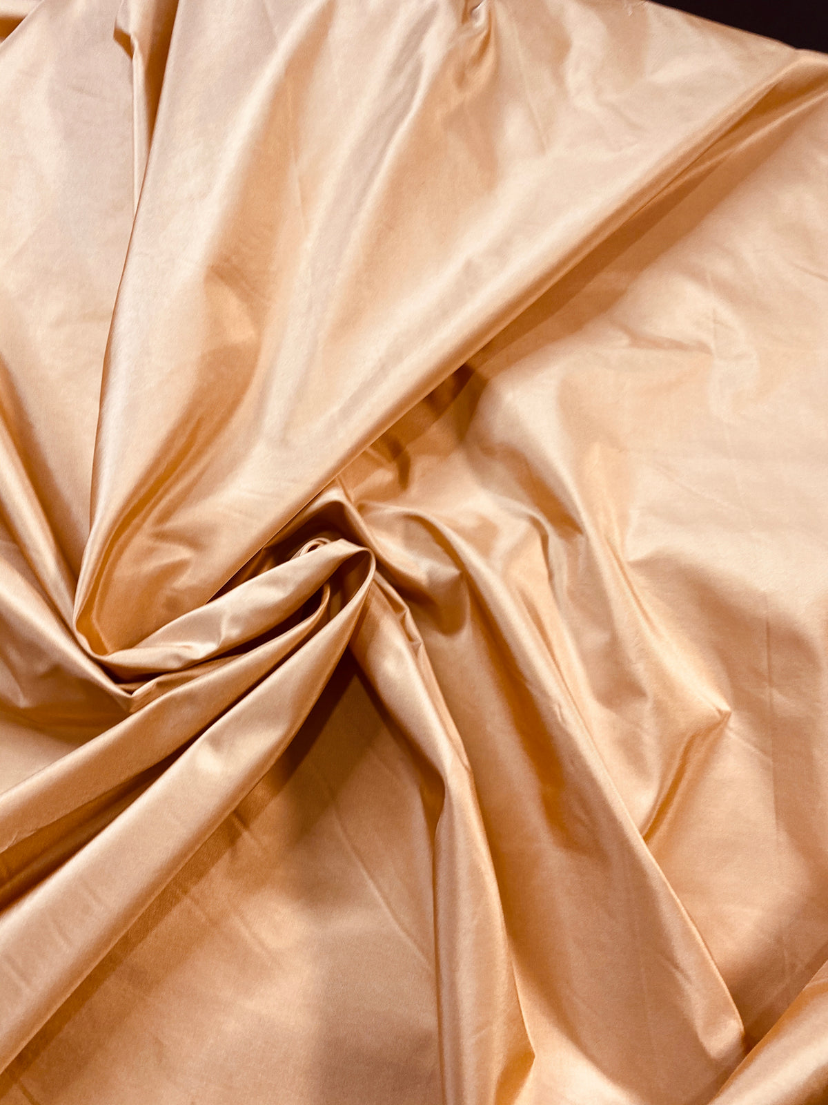 NEW Lady Lisa Designer 100% Silk Taffeta Fabric -Solid Salmon Peach - Fancy Styles Fabric Pierre Frey Lee Jofa Brunschwig & Fils