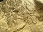 NEW Lord Mathias 100% Silk Taffeta Jacquard Floral Fabric - Golden Yellow