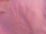 NEW Lady Bernadette 100% Silk Taffeta Fabric with 1/8” Red and Gold Pinstripes SB_8_49