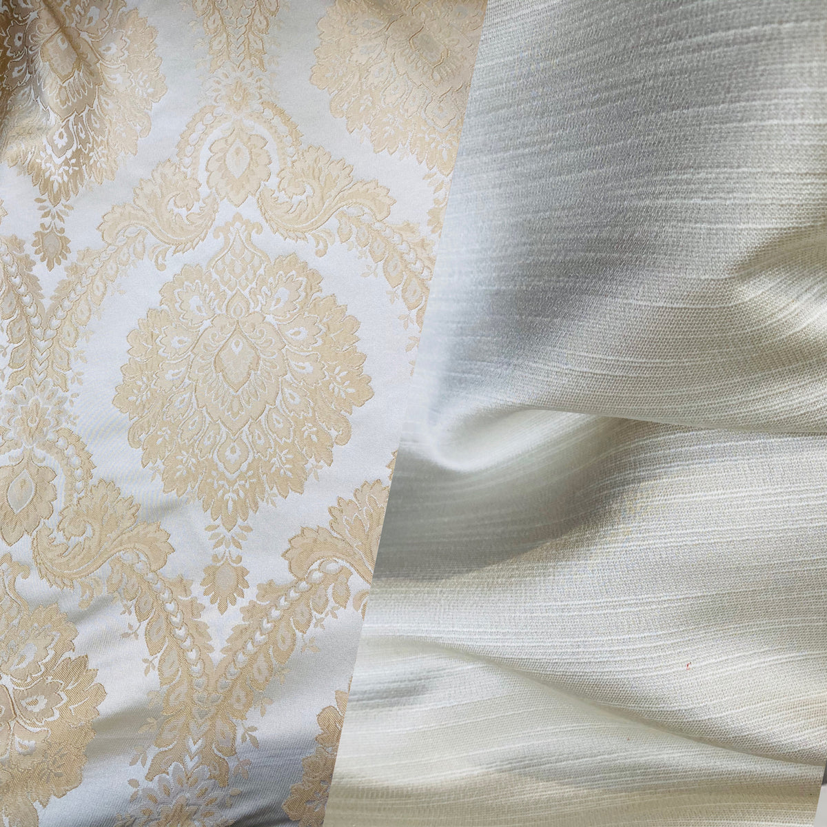 NEW! Prince Panamera Solid Satin Decorating & Upholstery Fabric- White - Fancy Styles Fabric Pierre Frey Lee Jofa Brunschwig & Fils
