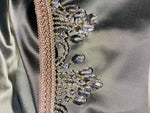 NEW! Queen Cassandra Clear & Champagne Beaded Trim - Fancy Styles Fabric Pierre Frey Lee Jofa Brunschwig & Fils