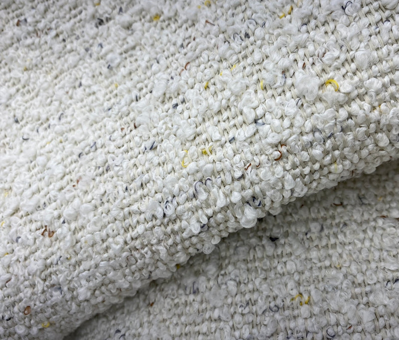 NEW Lady Jane Designer Upholstery Boucle Fabric in White Melange - Fancy Styles Fabric Pierre Frey Lee Jofa Brunschwig & Fils