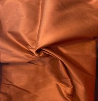 NEW Duchess Mable Designer 100% Silk Dupioni Fabric - Solid Copper - Fancy Styles Fabric Pierre Frey Lee Jofa Brunschwig & Fils