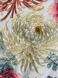 NEW! Lady Larissa Novelty Floral Embroidery Upholstery & Decorating Fabric - Fancy Styles Fabric Pierre Frey Lee Jofa Brunschwig & Fils