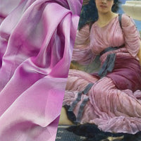 NEW! Duchess Deseray Silk & Poly Chiffon Sheer Fabric - Unicorn Mauve - Fancy Styles Fabric Pierre Frey Lee Jofa Brunschwig & Fils