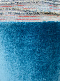 NEW! Prince Burgess - Designer Soft Heavyweight Velvet Fabric - Turquoise- Upholstery BTY - Fancy Styles Fabric Pierre Frey Lee Jofa Brunschwig & Fils