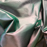 NEW Lady Lisa Designer 100% Silk Taffeta - Solid Green with Pink Iridescence - Fancy Styles Fabric Pierre Frey Lee Jofa Brunschwig & Fils