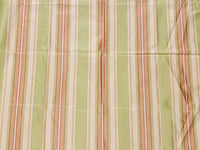 NEW! Lady Lair 100% Silk Taffeta Ice Cream Parlor Striped Fabric - Pink and Green - Fancy Styles Fabric Pierre Frey Lee Jofa Brunschwig & Fils