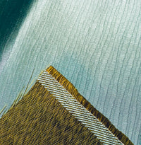 NEW Emperor Arthur (matching to Emperor Walter) Textured Satin Teal Upholstery and Decorating Fabric - Fancy Styles Fabric Pierre Frey Lee Jofa Brunschwig & Fils