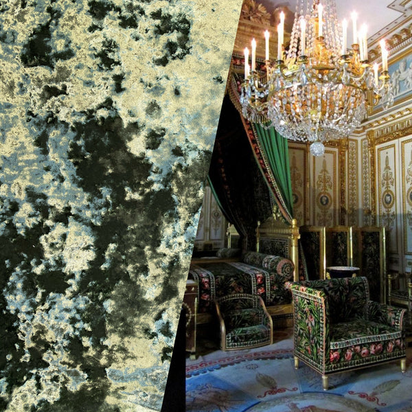 NEW! Sir Palisades Made In Belgium Crushed Velvet Upholstery Fabric - Jewel Green - Fancy Styles Fabric Pierre Frey Lee Jofa Brunschwig & Fils