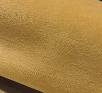NEW! Princess Piama - Made in England- Soft Solid Cotton Blend Velvet Fabric in Icy Sunflower Yellow - Fancy Styles Fabric Pierre Frey Lee Jofa Brunschwig & Fils