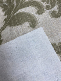 NEW Lady Lily Linen Inspired Upholstery Damask Brocade Drapery Gray Fabric - Fancy Styles Fabric Pierre Frey Lee Jofa Brunschwig & Fils