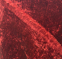 NEW! Sir Sylvio Luxury Heavyweight Upholstery Velvet Chenille Fabric - Red - BTY - Fancy Styles Fabric Pierre Frey Lee Jofa Brunschwig & Fils