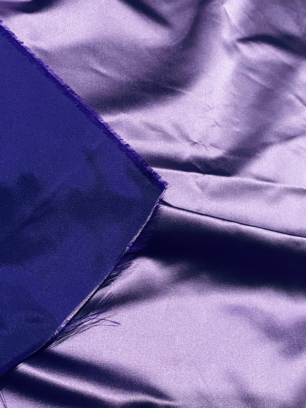 NEW Countess Christie 100% Silk Duchess Satin Fabric in Lavender Purple 53mm - Fancy Styles Fabric Pierre Frey Lee Jofa Brunschwig & Fils