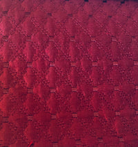 NEW Princess Amy 100% Silk Designer Wine Red Quilted Fabric- SB_4_12 - Fancy Styles Fabric Pierre Frey Lee Jofa Brunschwig & Fils