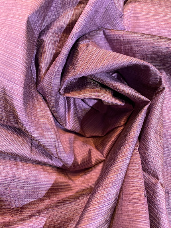 NEW Bridgette Designer 100% Silk Dupioni Orchid Pinstripe Stripe Fabric -SB_1_33 - Fancy Styles Fabric Pierre Frey Lee Jofa Brunschwig & Fils