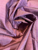 NEW Bridgette Designer 100% Silk Dupioni Orchid Pinstripe Stripe Fabric -SB_1_33