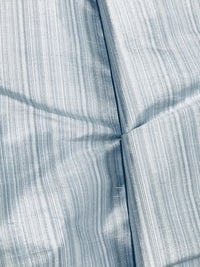DEAL! Lady Bridgette Designer 100% Silk Dupioni Subtle Pastel Blue Stripes - Fancy Styles Fabric Pierre Frey Lee Jofa Brunschwig & Fils