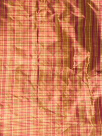 NEW Lady Riley Designer 100% Silk Taffeta Plaid Tartan Fabric -Raspberry and Orange SB_6_41 - Fancy Styles Fabric Pierre Frey Lee Jofa Brunschwig & Fils