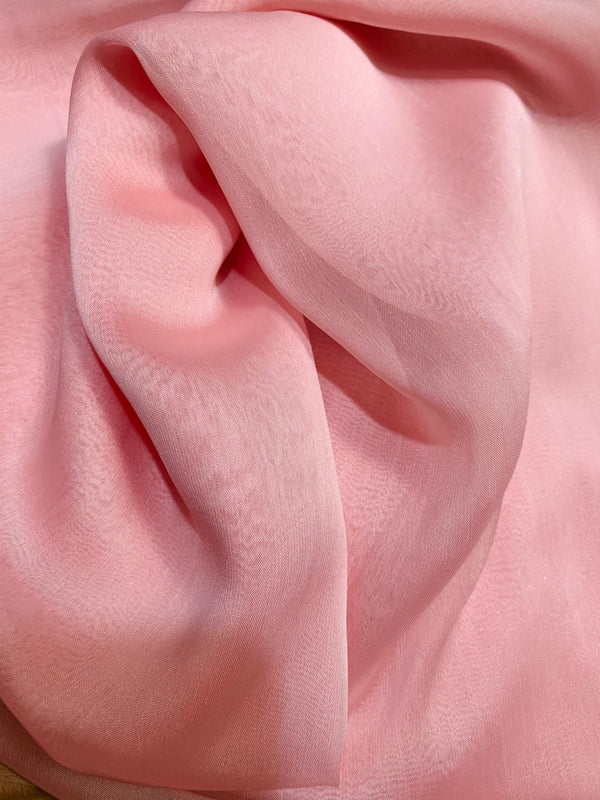 NEW Duchess Deseray Silk & Poly Chiffon Sheer Fabric - Bubblegum Pink - Fancy Styles Fabric Pierre Frey Lee Jofa Brunschwig & Fils