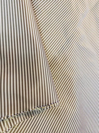 NEW Lady Bernadette 100% Silk Taffeta Fabric with Old Gold and Yellow 1/8” Pin Stripes SB_8_43 - Fancy Styles Fabric Pierre Frey Lee Jofa Brunschwig & Fils