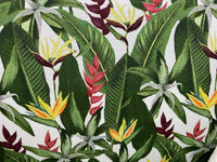 NEW Lady Paradise Designer Indoor/Outdoor Waterproof Upholstery Fabric- Palm Birds of Paradise - Fancy Styles Fabric Pierre Frey Lee Jofa Brunschwig & Fils