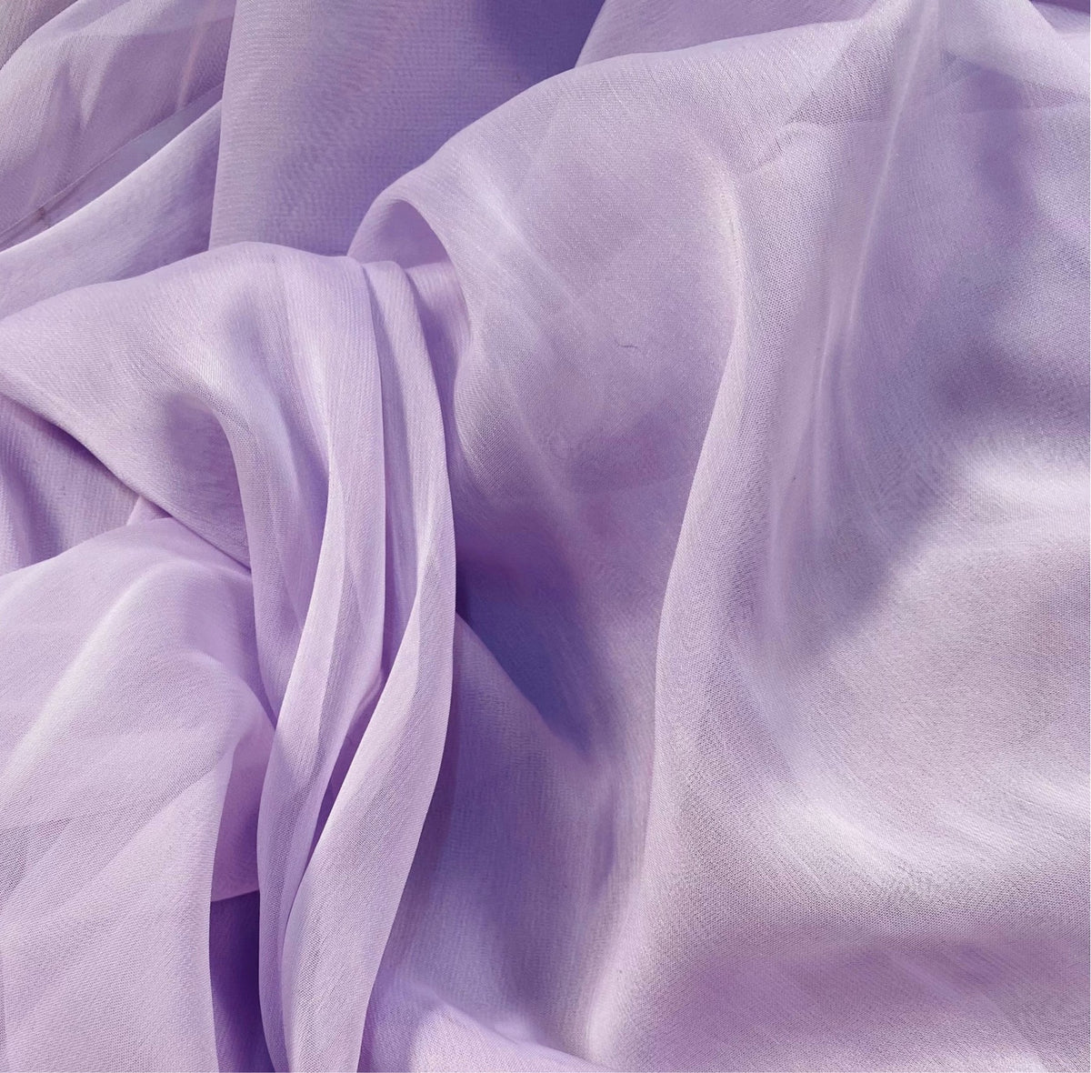 NEW! Duchess Deseray Silk & Poly Chiffon Sheer Fabric - Lavender - Fancy Styles Fabric Pierre Frey Lee Jofa Brunschwig & Fils