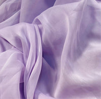 NEW! Duchess Deseray Silk & Poly Chiffon Sheer Fabric - Lavender - Fancy Styles Fabric Pierre Frey Lee Jofa Brunschwig & Fils