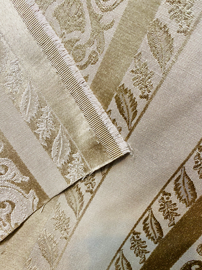 NEW! SALE! Sir Sanderson Satin Stripe Decorating Fabric - Gold